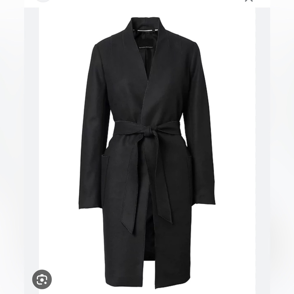 Banana Republic tie-waist coat